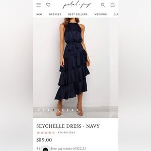 Petal & Pup Midnight Blue Dress